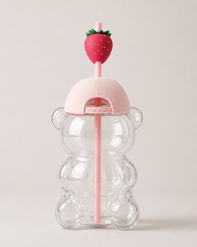 Viral Pink Bear Cup