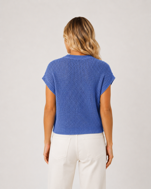 Viral American Flag Knit Top