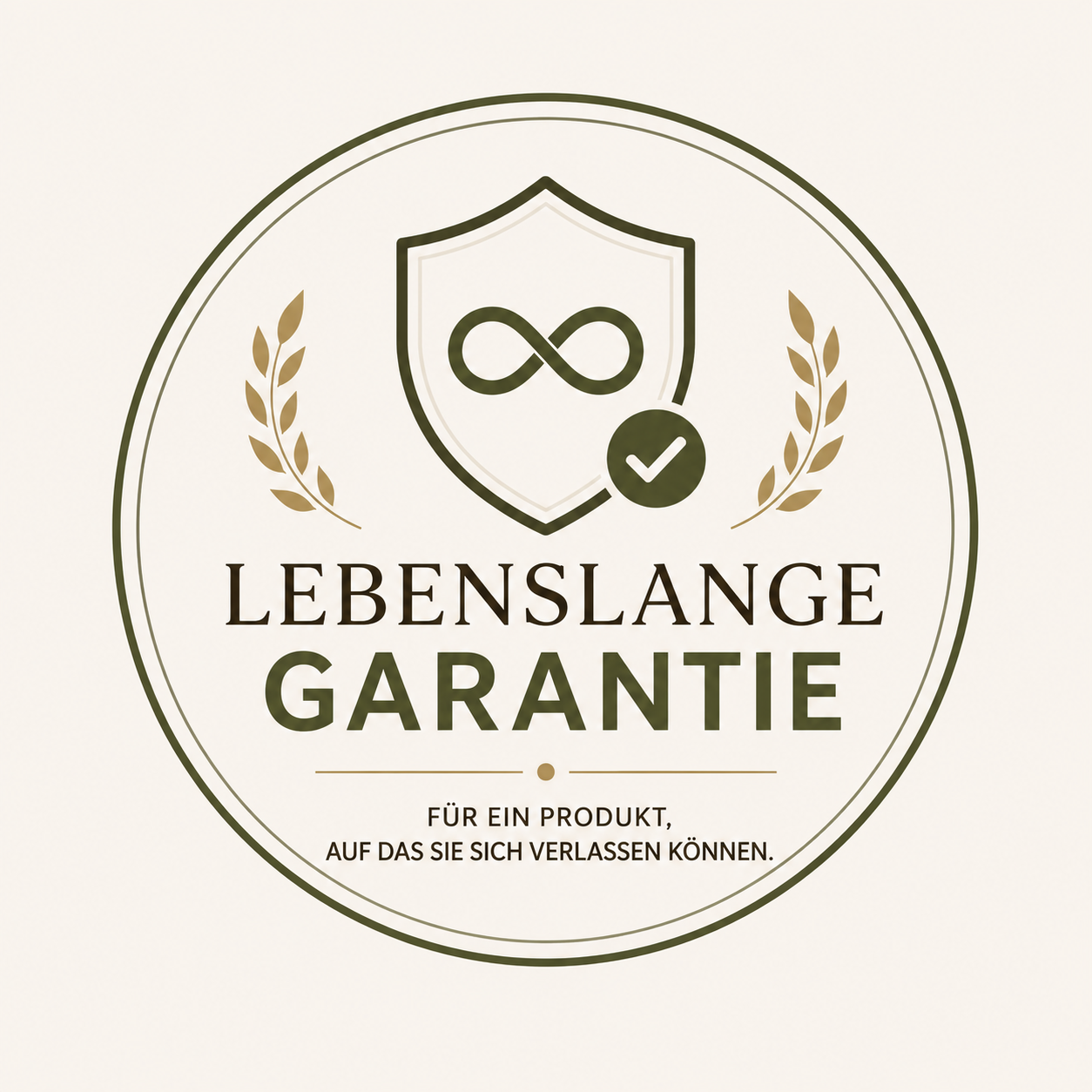 Lebenslange Garantie