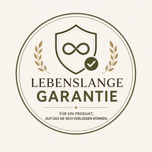 Lebenslange Garantie