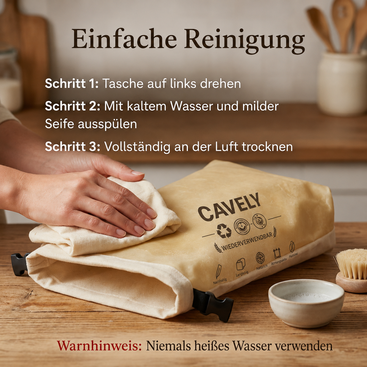 CAVELY Premium Brotbeutel